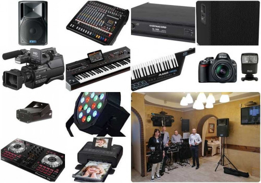Dj cameraman fotograf sonorizare schela lumini nunta botez majorat